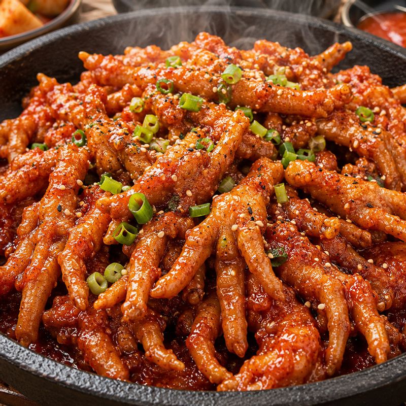 매콤한 국내산 숯불 무뼈닭발 150g