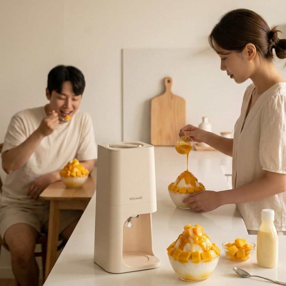 위즈웰 설레임 눈꽃빙수기  WB900C (26년형)