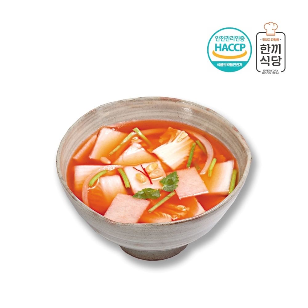 [한울김치] 한끼식당 우리 농산물 100% 나박김치 1/3kg