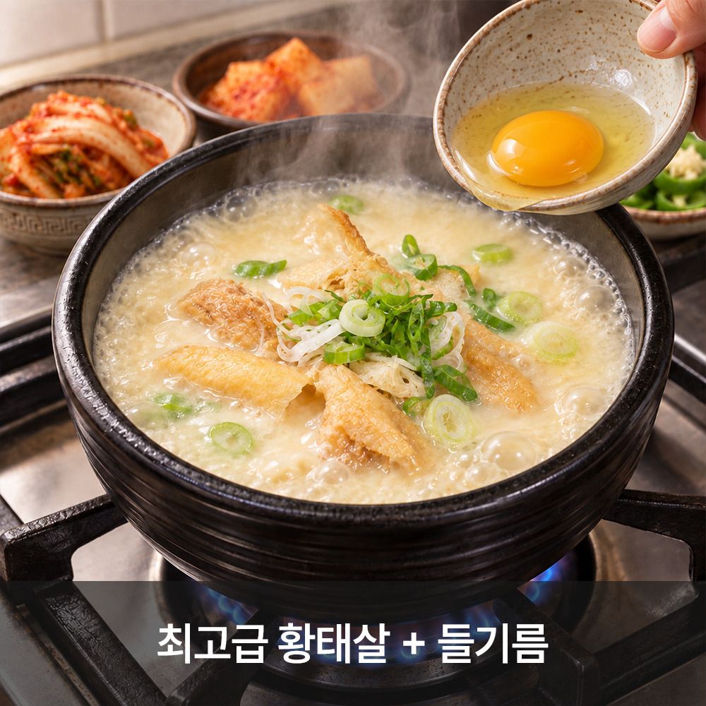 [단독특가] 최고급 황태살과 들기름! 6시간 우려낸 '황태만상' 황태진국