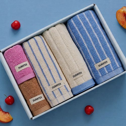 듀라텍스 40수 200g 프리미엄 호텔수건 3P + 핸드타월 2P 선물세트