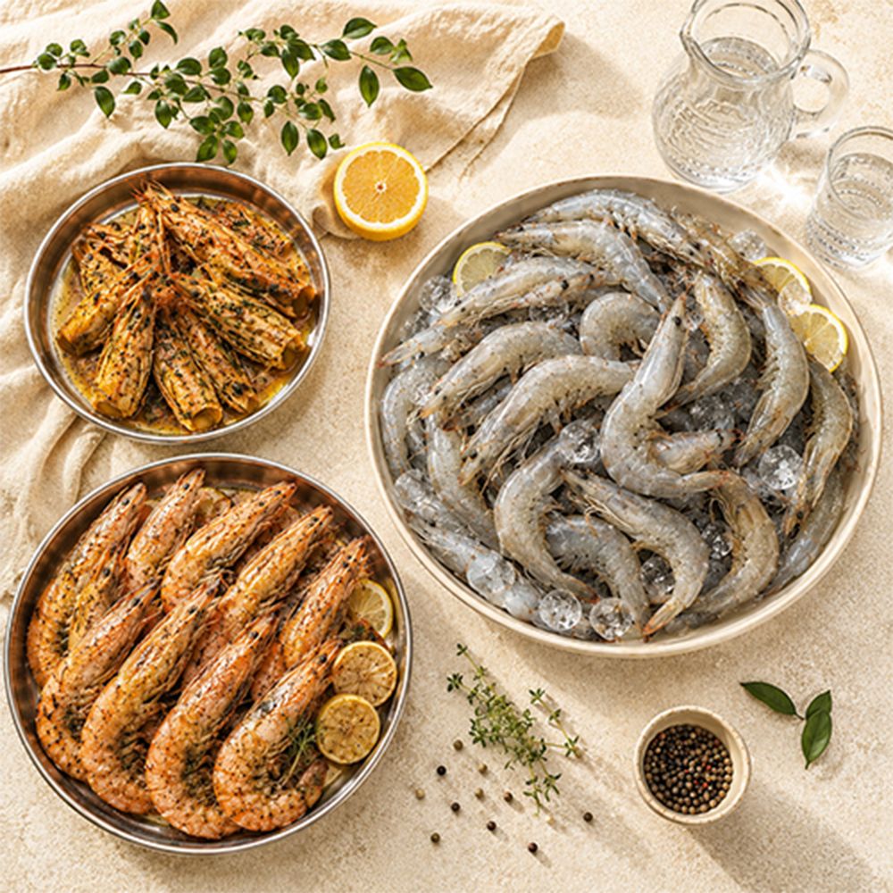 팔딱팔딱 국내산 산지직송 활 흰다리새우 (500g/1kg)
