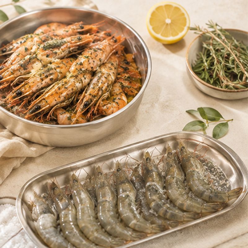 팔딱팔딱 국내산 산지직송 활 흰다리새우 (500g/1kg)