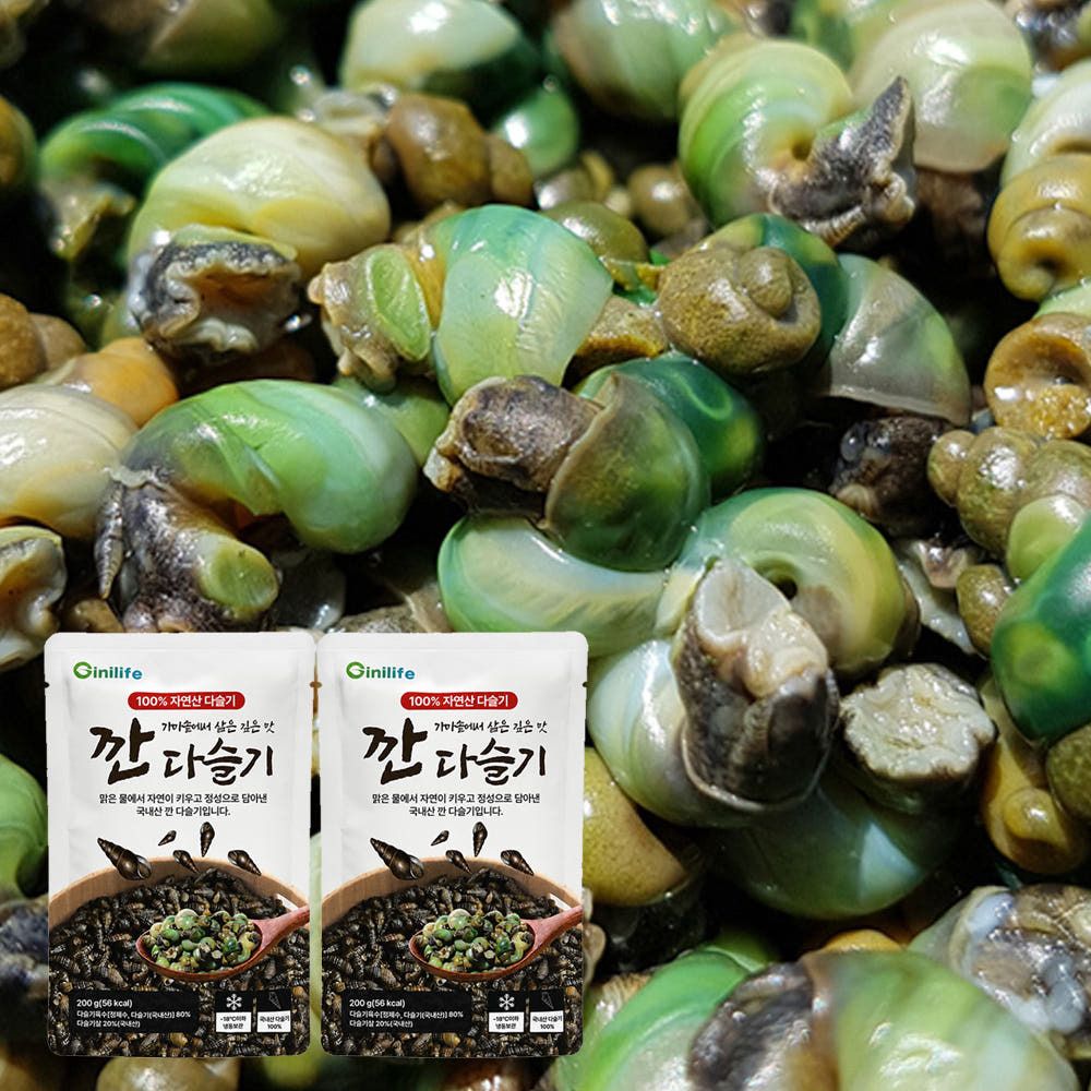 [지니라이프] 가마솥에서 삶은 깊은맛 깐 국내산 다슬기