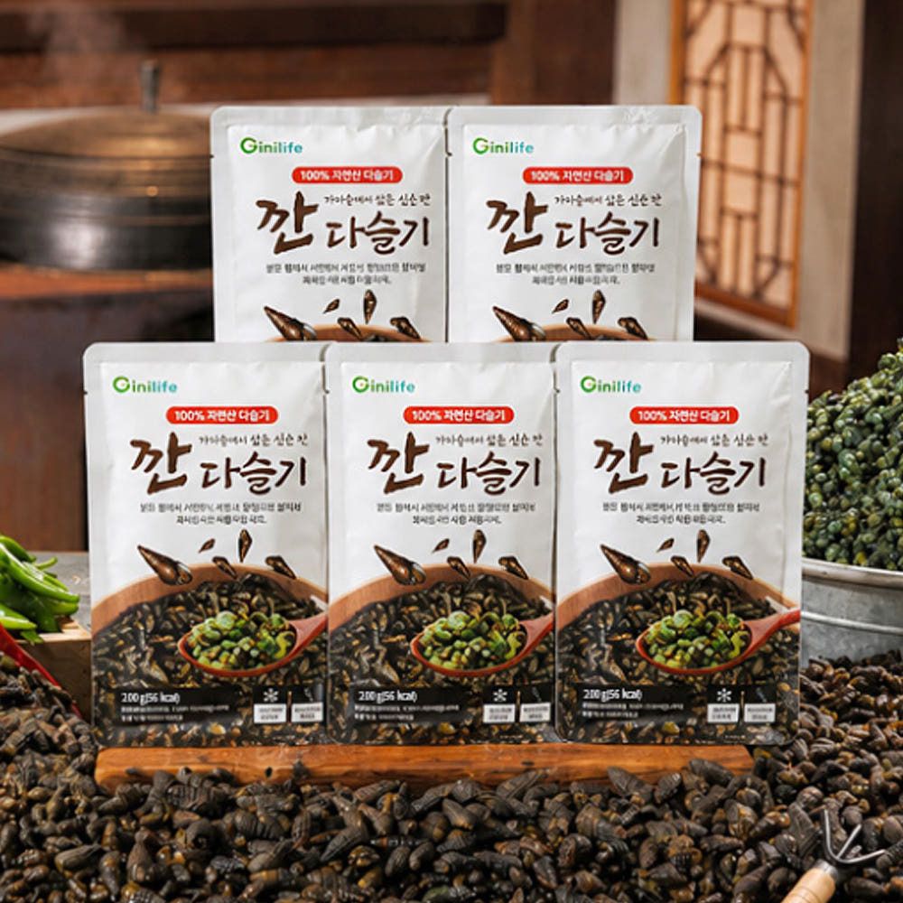 [지니라이프] 가마솥에서 삶은 깊은맛 깐 국내산 다슬기