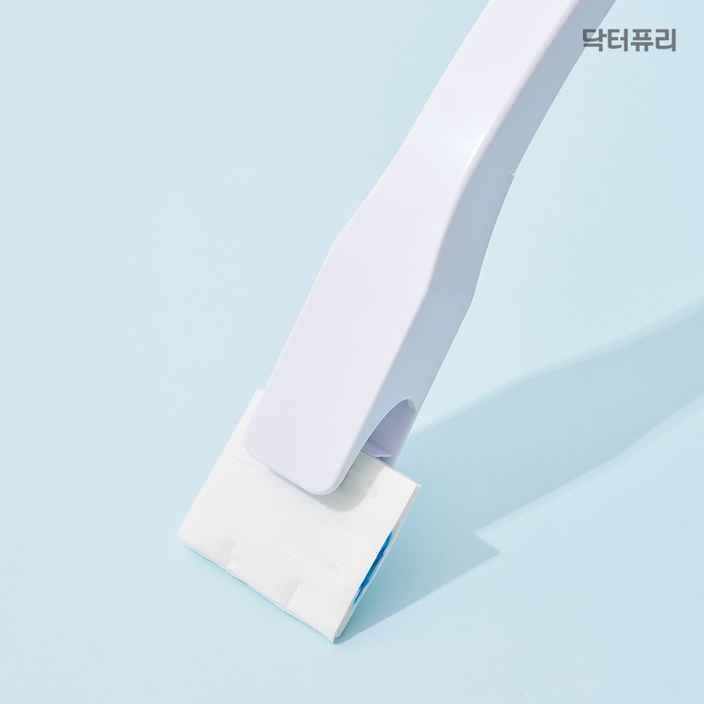 [2+2세트] 닥터퓨리 일회용 변기클리너 청소포 스틱 2개 + 청소포 2팩 (24개입)