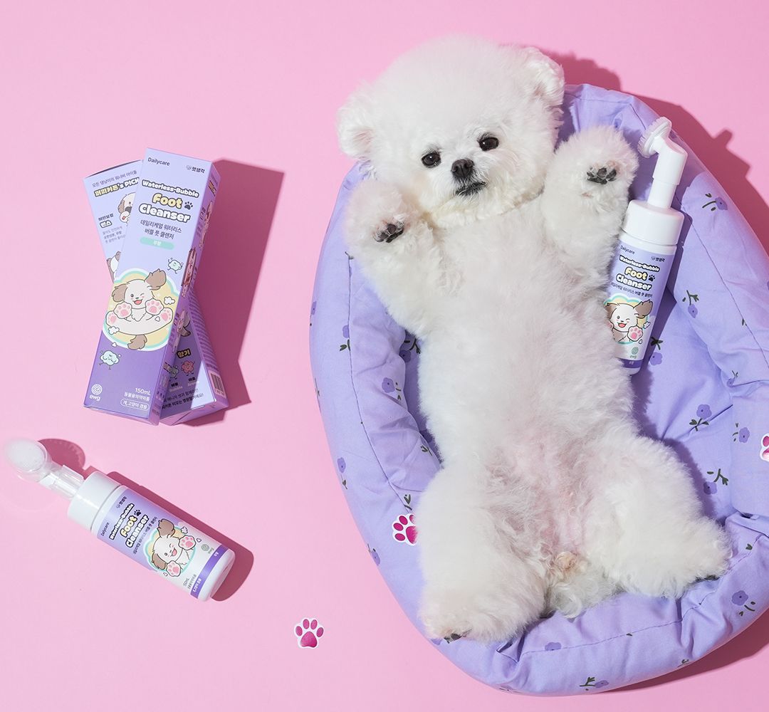 [펫생각] 블풋 워터리스 강아지 발 세정제 샴푸 발바닥 클렌저 발사탕 습진 150ml