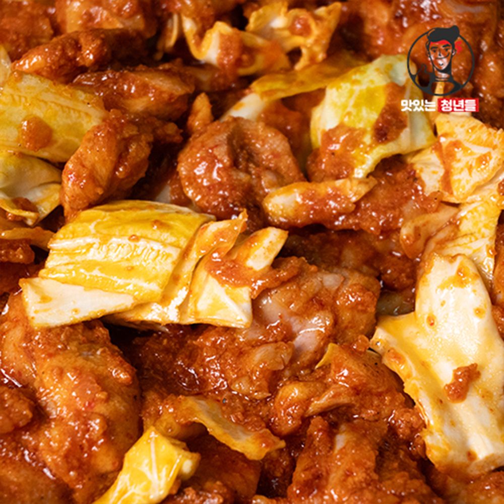 [맛있는청년들] 당일제조 냉장 간장/매운 한입 성화닭갈비 1kg(500gx2팩)