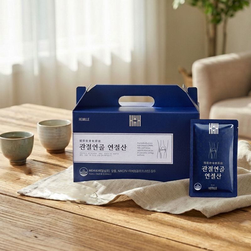 한의사 김소형 MSM 식이유황 관절 영양제 NAG, 칼슘 관절연골 연절산 30포