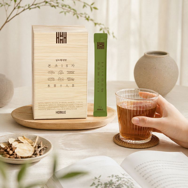 김소형 원장 본초 18차 국산 보리차 둥글레 18차 블렌딩 액상차 30포
