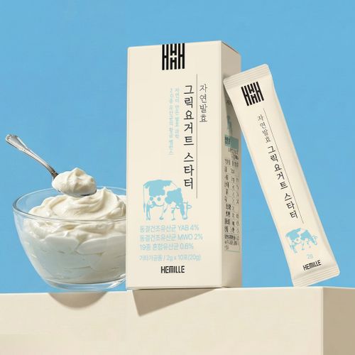 헤밀레 자연 상온 발효 그릭 요거트 스타터 유산균 20종