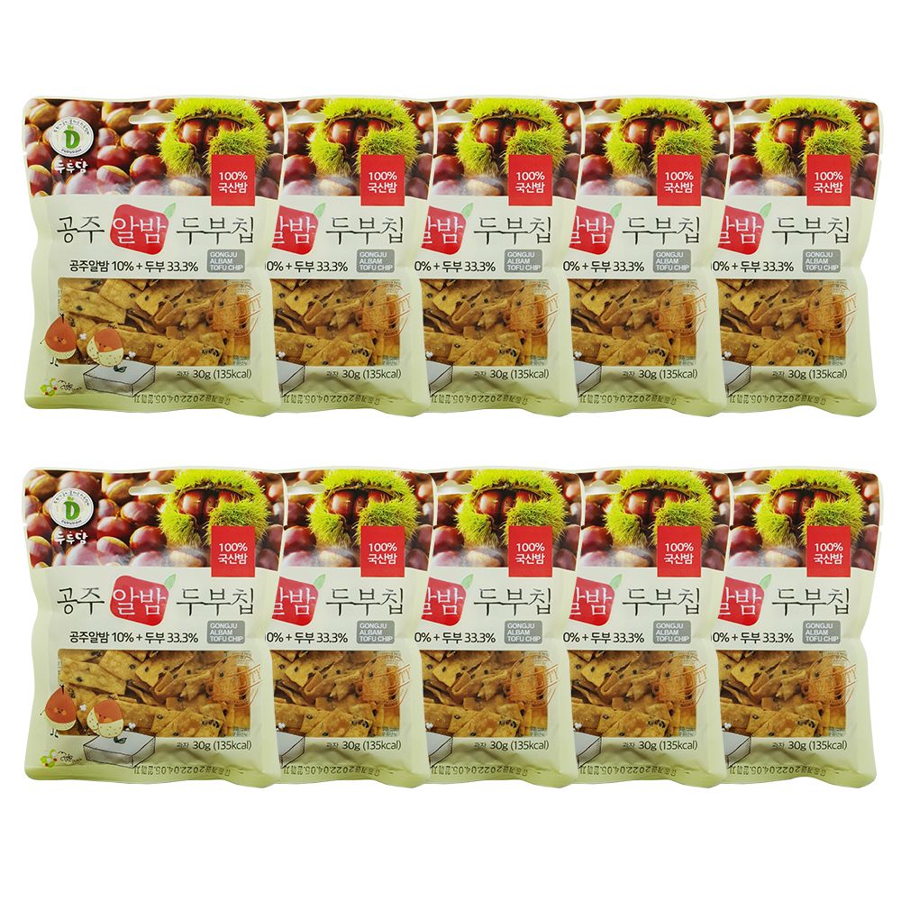 공주알밤 두부칩 30g*10봉