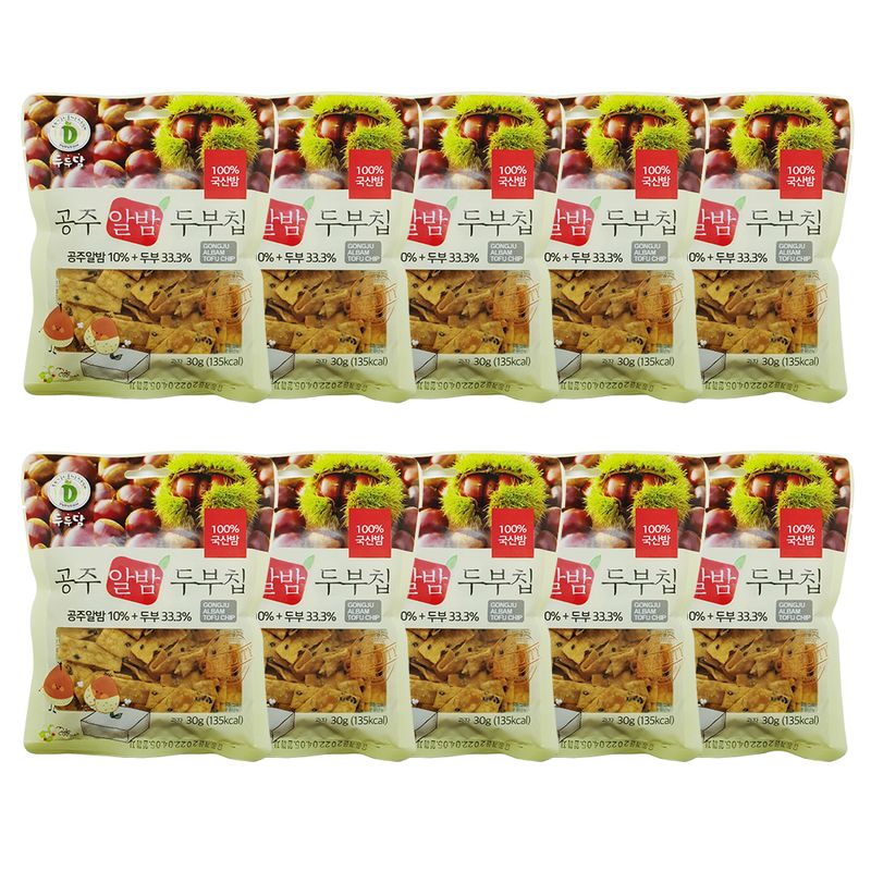 공주알밤 두부칩 30g*10봉