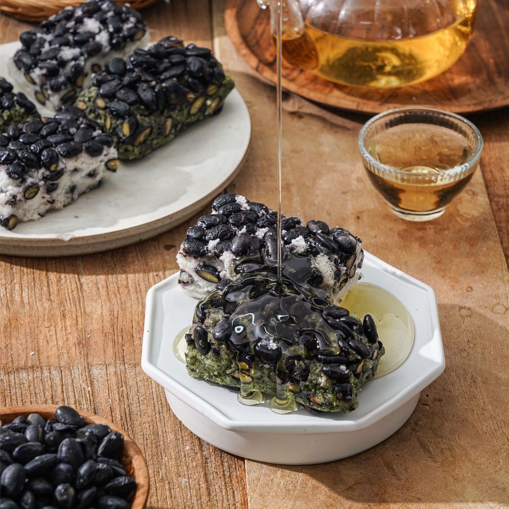 [보약떡집] 공주 서리태 설기 100g (3종 택1)
