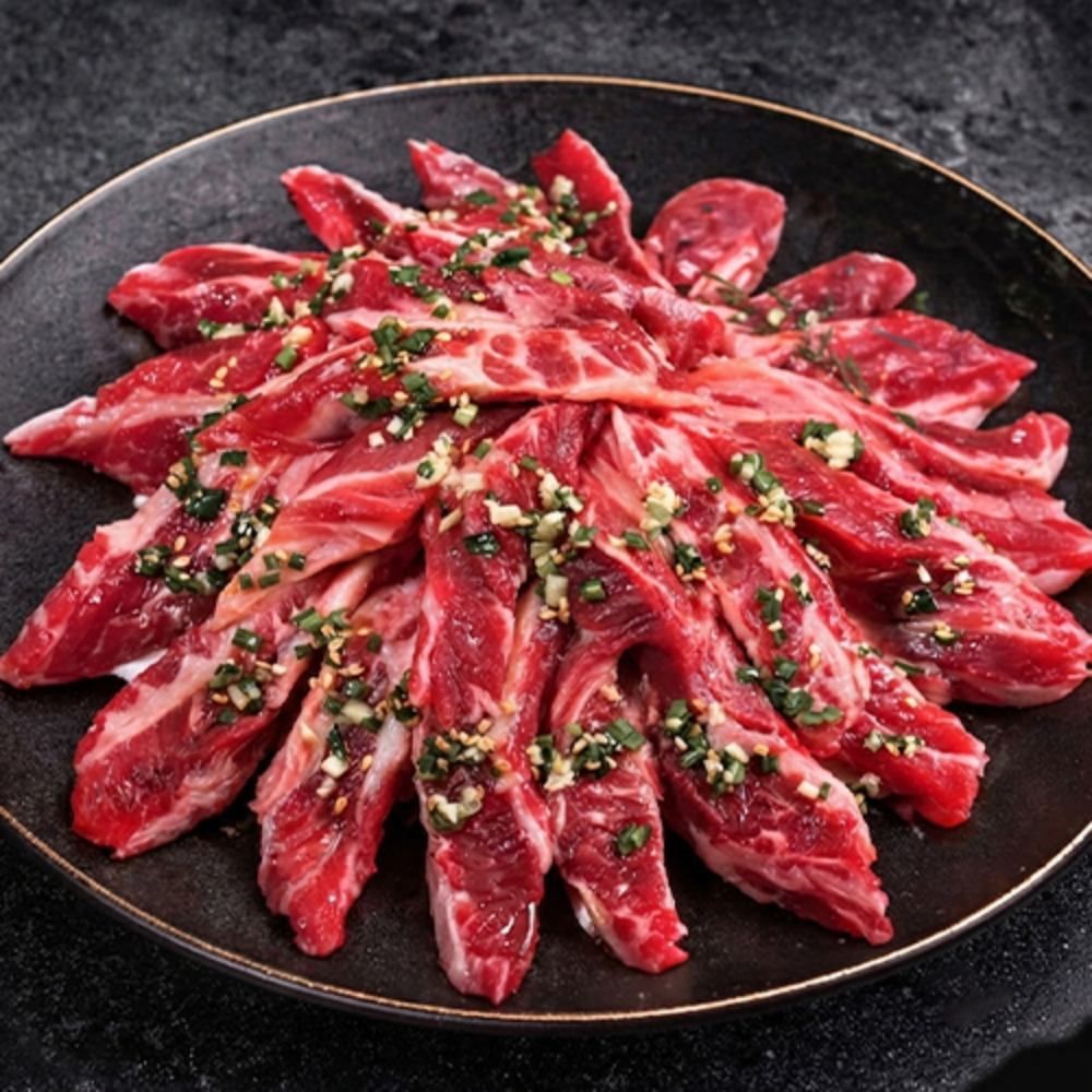 [명절선물세트] 양념 소갈비살 200g 4팩 선물세트 (총 800g)