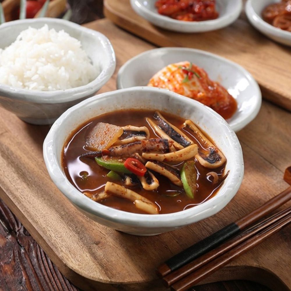 100% 자연산 동해오대감 세척,손질 세절 오징어 8팩 16팩