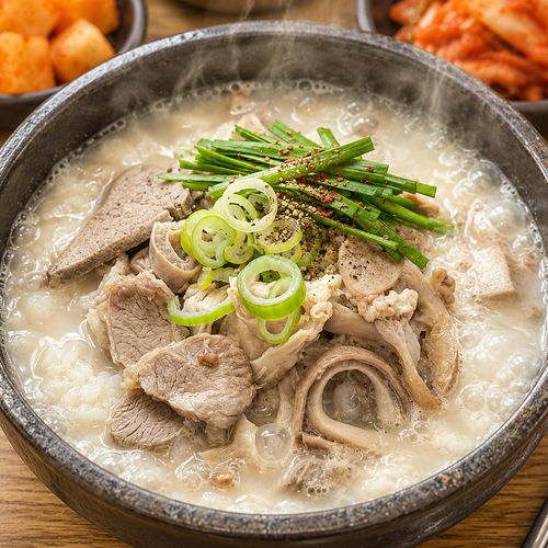 고기가 잔뜩 들어간 바른 돼지국밥 500g 3팩