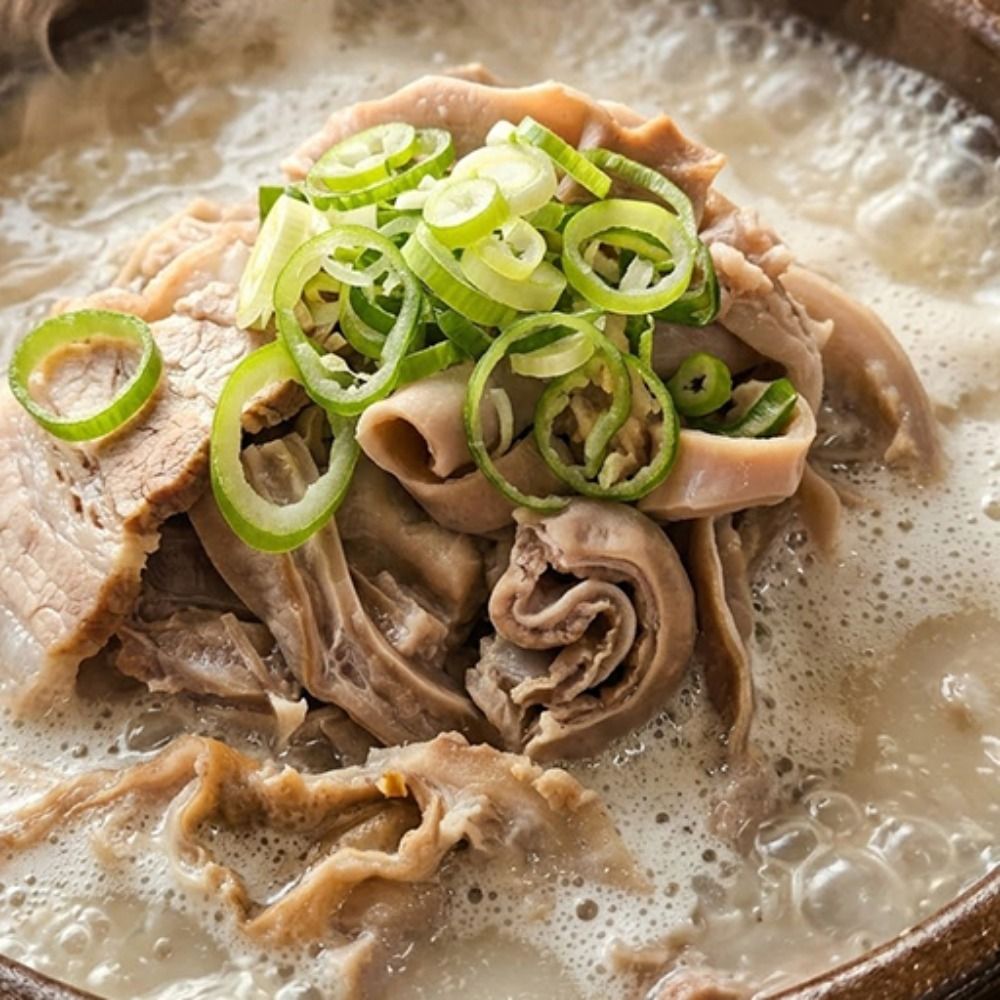 고기가 잔뜩 들어간 바른 돼지국밥 500g 3팩
