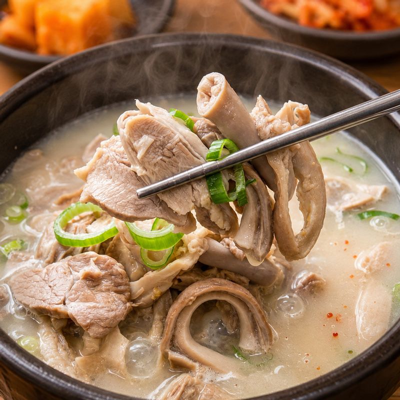 고기가 잔뜩 들어간 바른 돼지국밥 500g 3팩