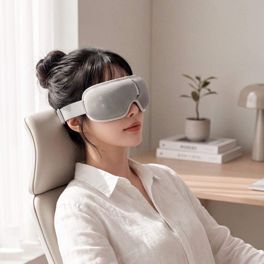[퓨어코치] 무선 온열 공기압 스마트 눈마사지기 EM-100A