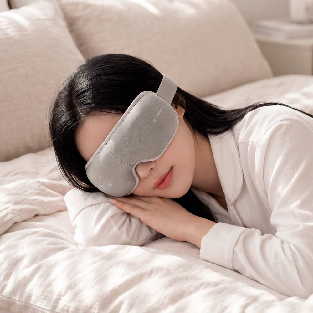 [퓨어코치] 무선 온열 공기압 스마트 눈마사지기 EM-100A