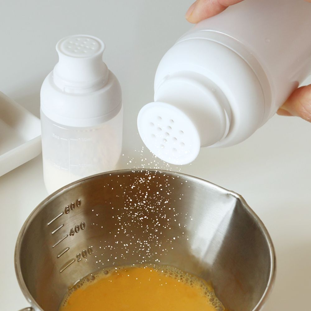 [리본제이]퓨어 실리콘 다용도 양념통 160ml 4P세트 (소스통+소금통+브러쉬+오일병) / 소분용기 소스용기
