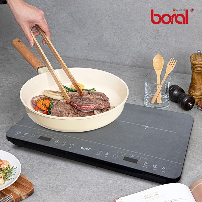 보랄 더 셰프 대형 더블 2구 인덕션 BR-D3500FS