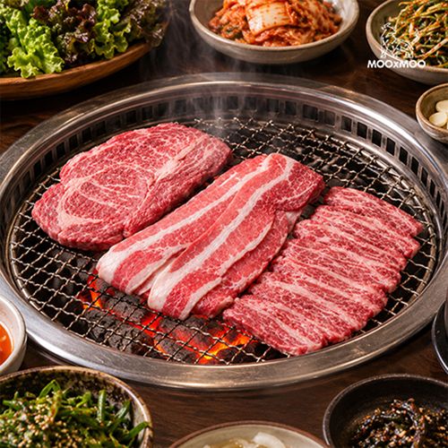 미국산 초이스등급 무무상회 인기 4종 소고기모음!(부채살/척아이롤/업진살/우삼겹)