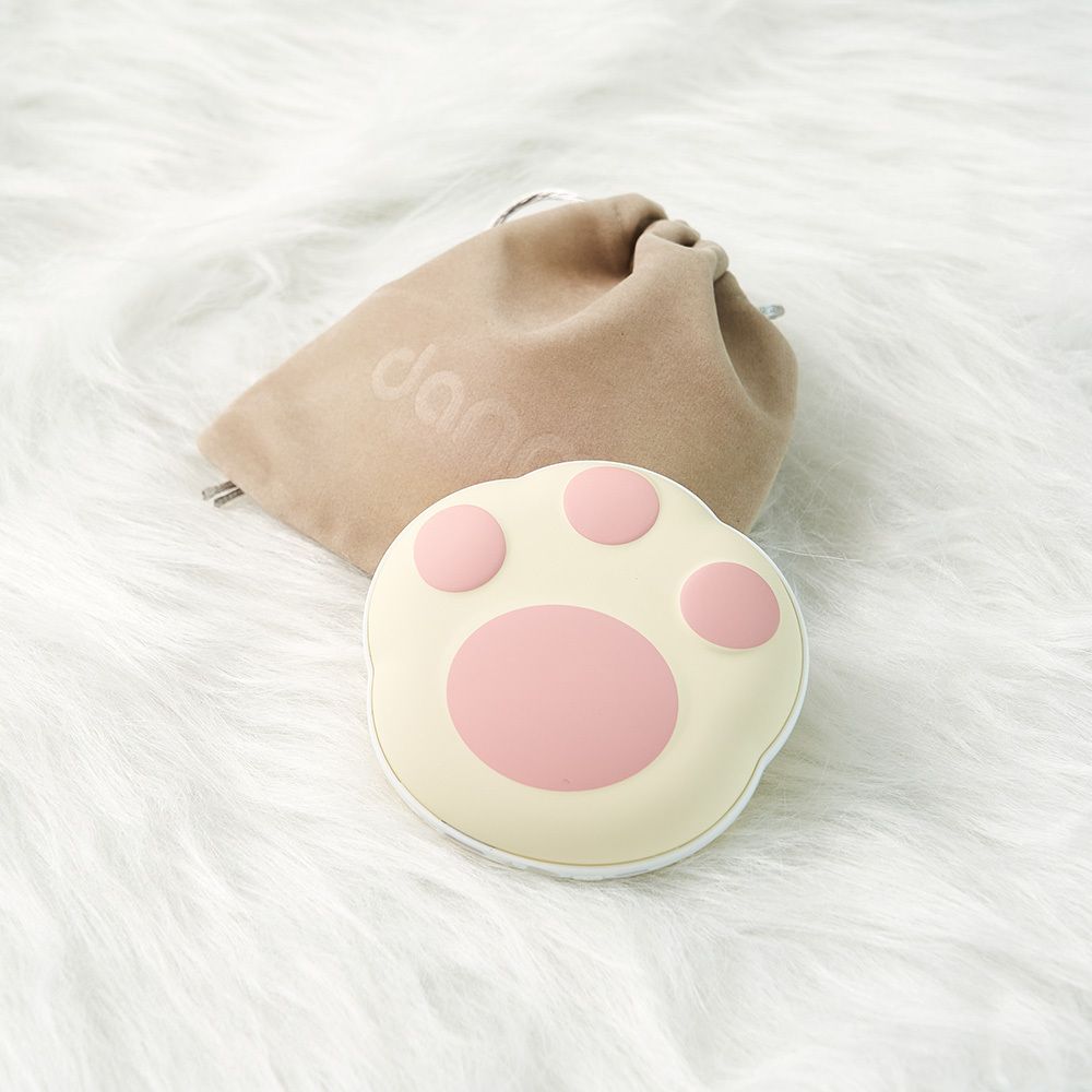 단미 고양이 양면발열 USB 충전식 휴대용 손난로 보조배터리 5000mAh