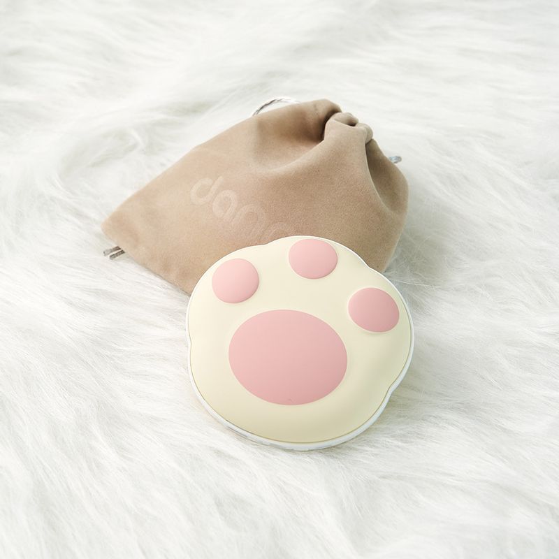 단미 고양이 양면발열 USB 충전식 휴대용 손난로 보조배터리 5000mAh