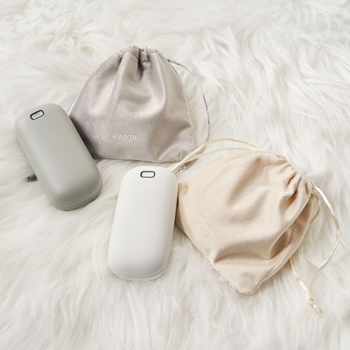 단미 조약돌 양면발열 USB 충전식 휴대용 손난로 보조배터리 4000mAh