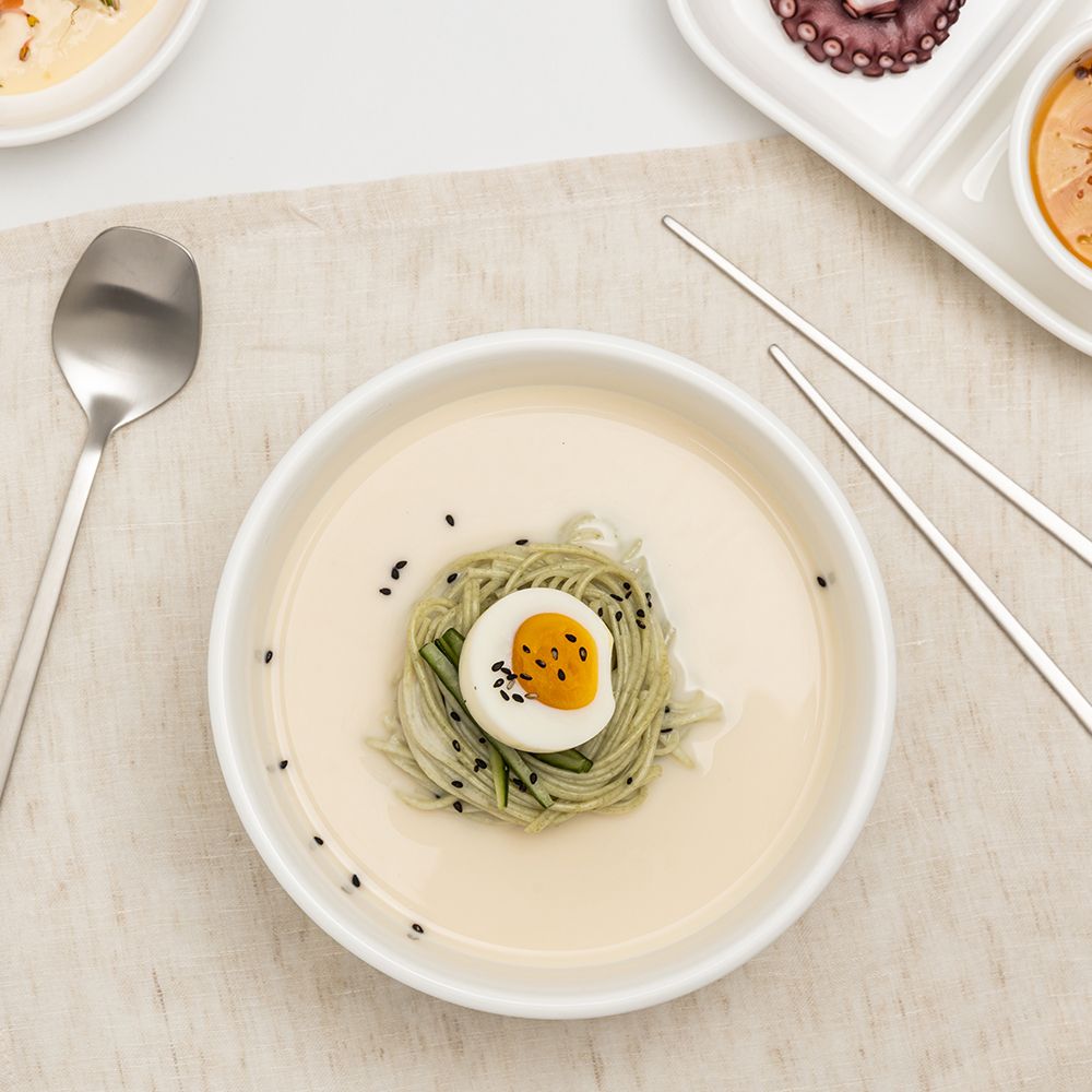 [메종오브제] 윤도자기 당당 화이트 면기