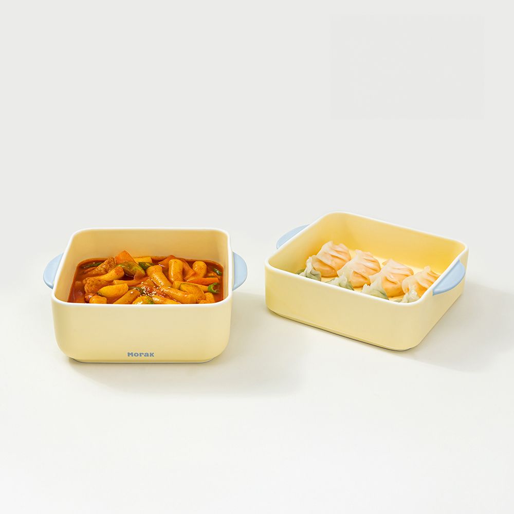 [메종오브제] 윤도자기 모락 정사각 찜기 채반 세트