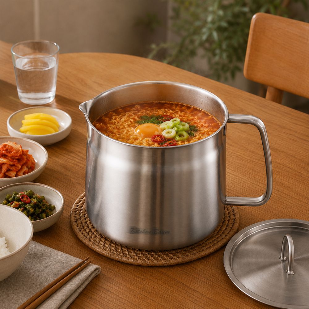 [쿠헨바움] 무연마 304 스테인레스 케틀팟 1.5L