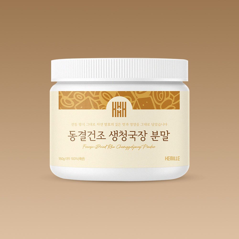김소형 원장 국산 생청국장 가루 100% 약콩 NON-GMO 청국장분말 150g