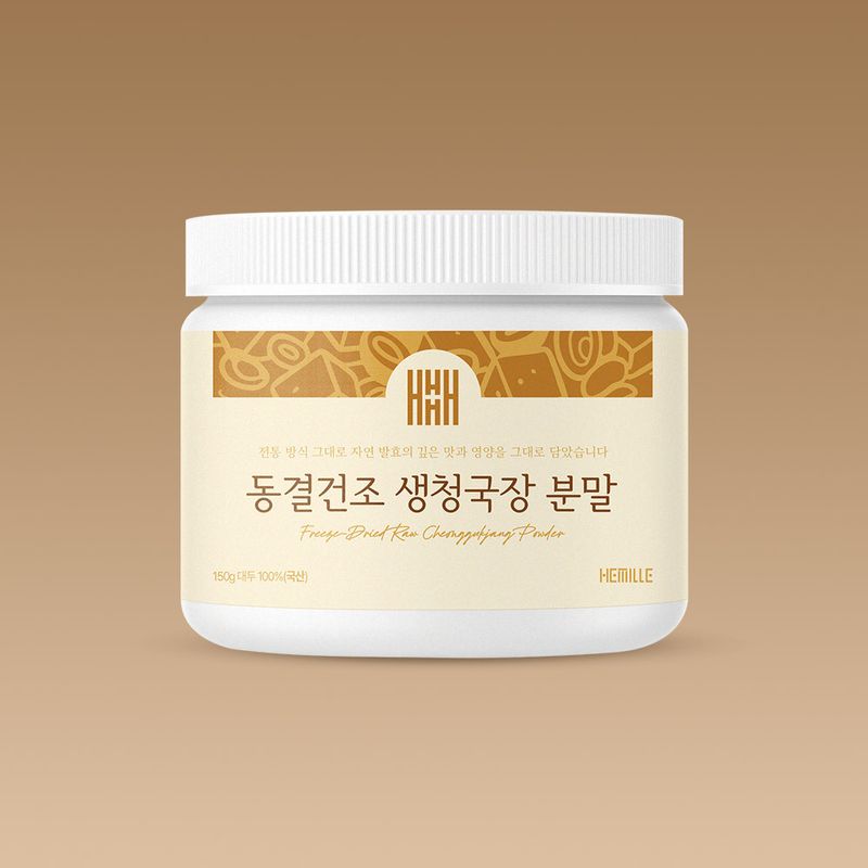 김소형 원장 국산 생청국장 가루 100% 약콩 NON-GMO 청국장분말 150g