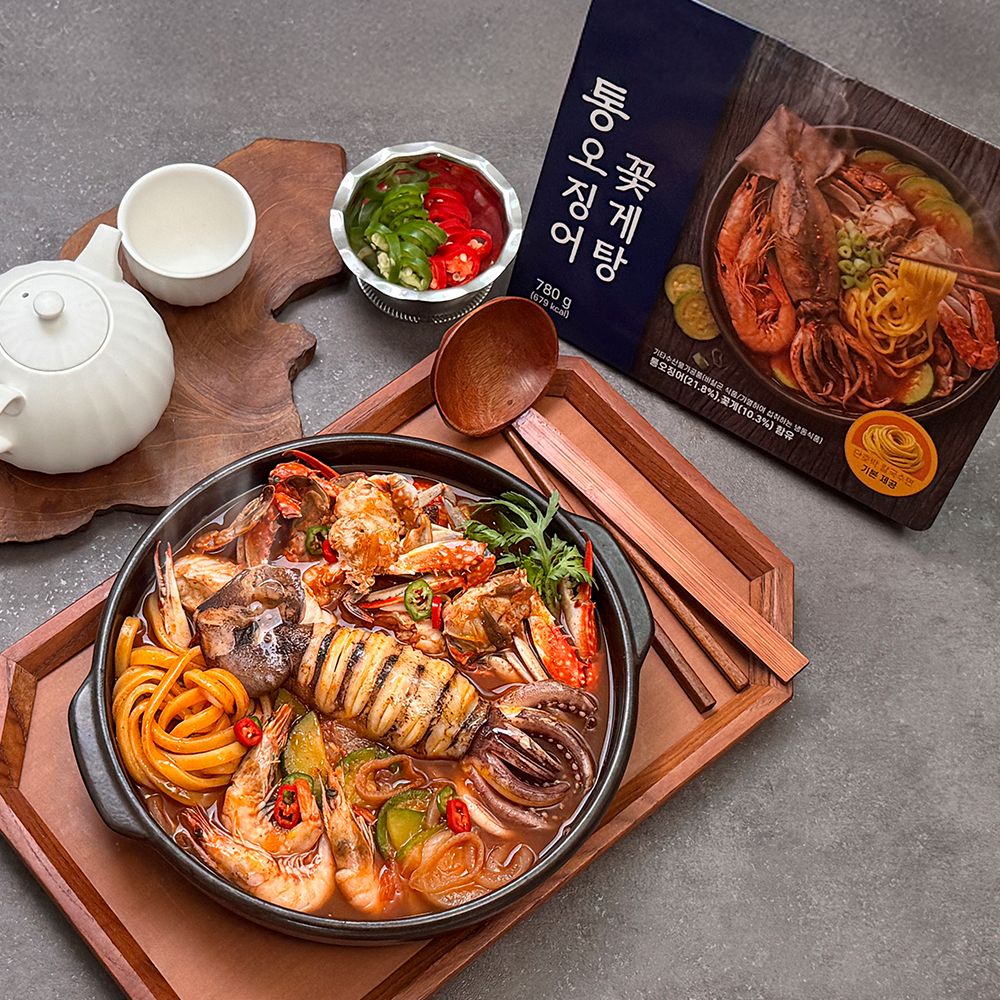 26년전통 귀빈정 통오징어 꽃게탕 2인분