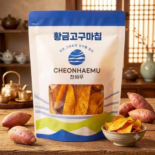 천해무 황금고구마칩 50g
