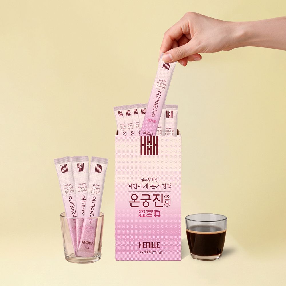김소형 원장 여성건강 달임진액 온궁진 스틱 당귀차, 쑥차, 익모초 30포
