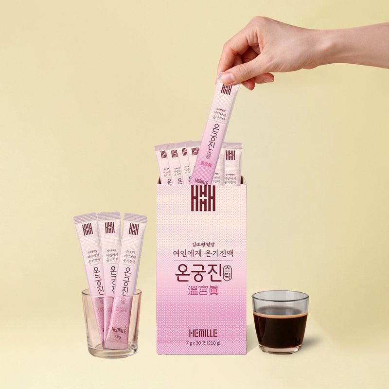 김소형 원장 여성건강 달임진액 온궁진 스틱 당귀차, 쑥차, 익모초 30포