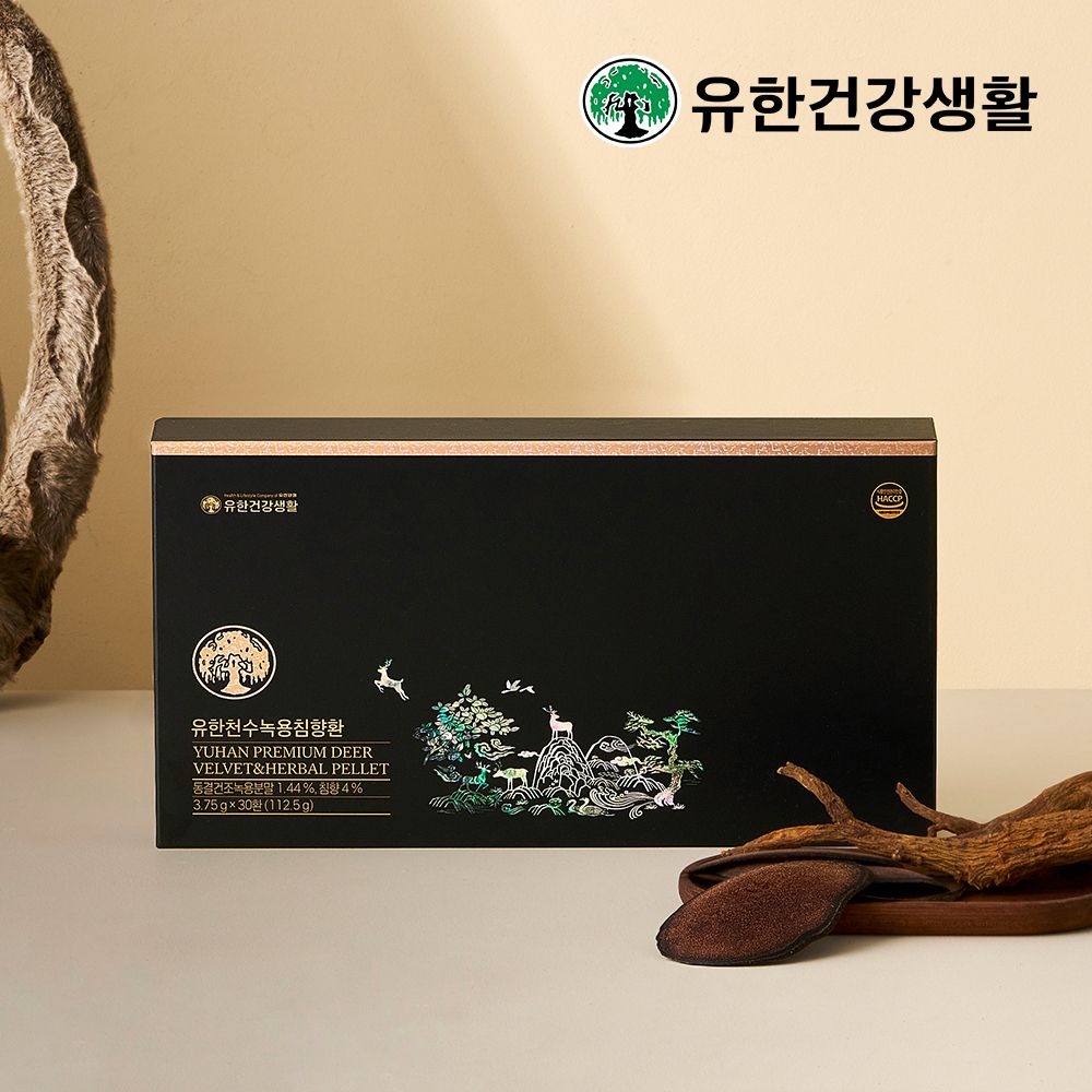 [유한건강생활] 천수녹용침향환 1박스(1개월분)