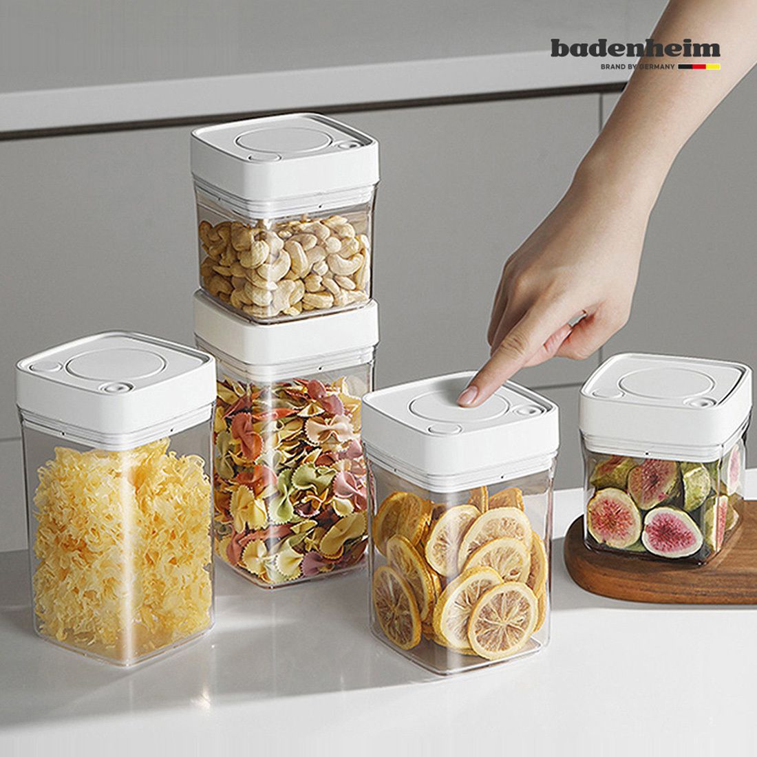 [바덴하임] 푸락스 진공일체형 밀폐용기 500ml/1200ml