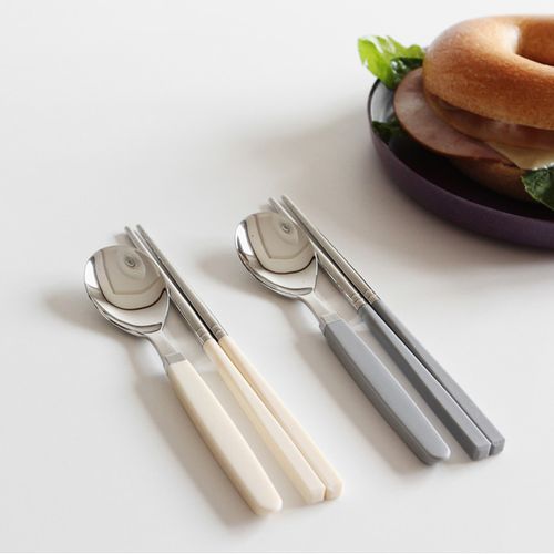 10 COLORS 카모메 키즈 수저세트 (색상선택)