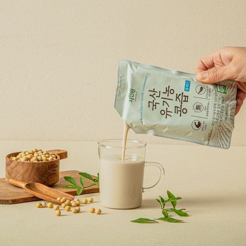 국산 유기농 콩즙 두유 190ml (10포/20포)