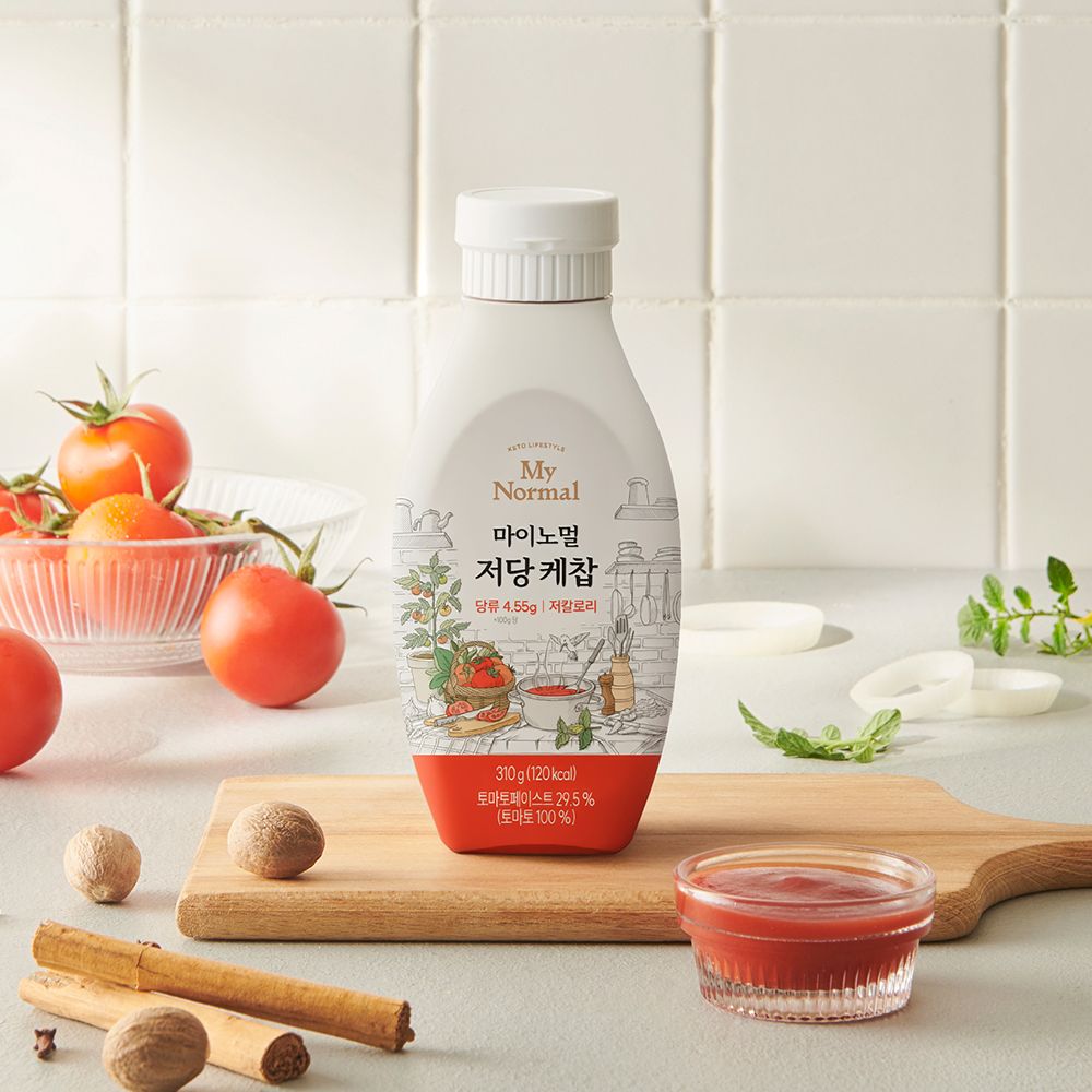 [마이노멀] 저당, 저칼로리로 건강한 '마이노멀 케찹(310g)'