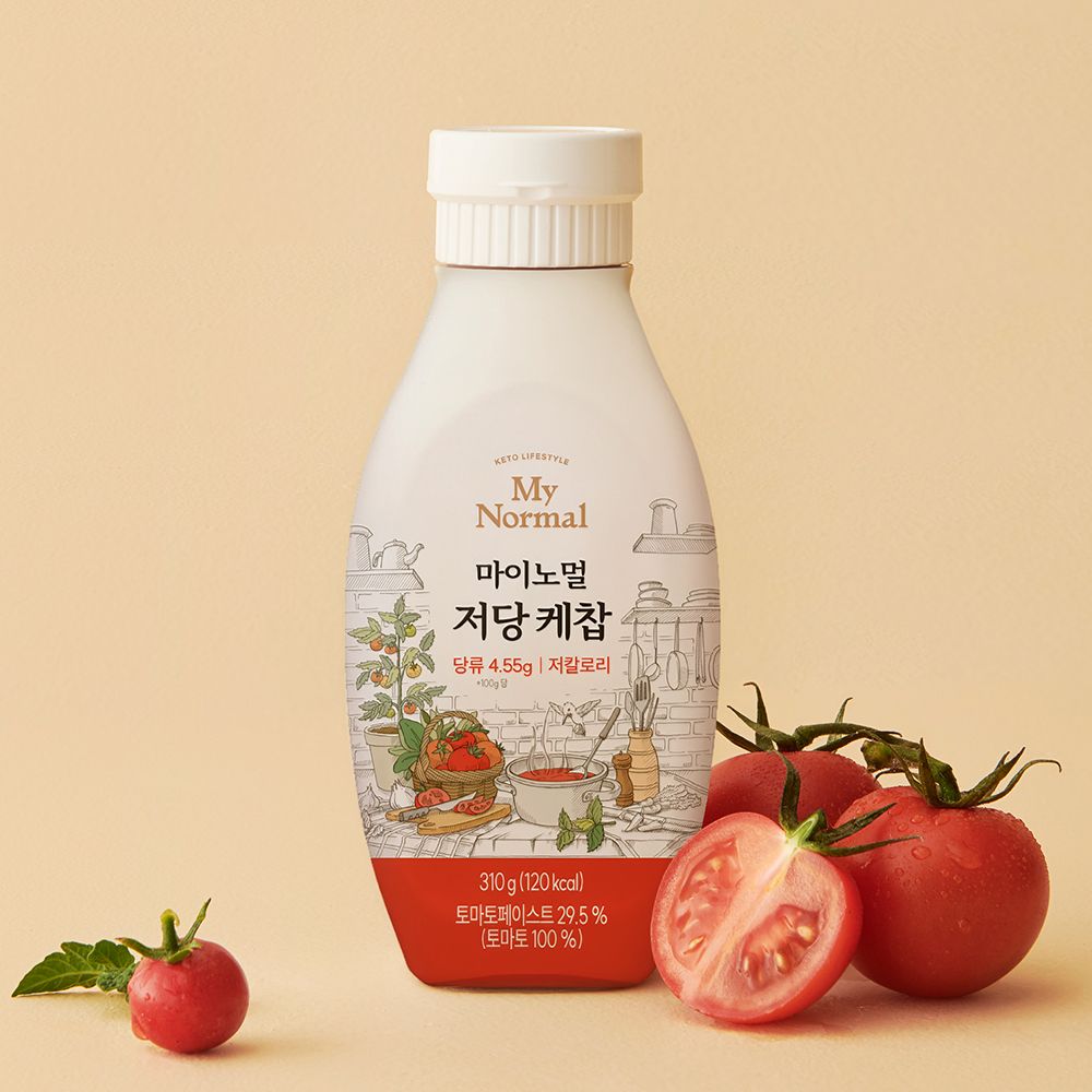 [마이노멀] 저당, 저칼로리로 건강한 '마이노멀 케찹(310g)'