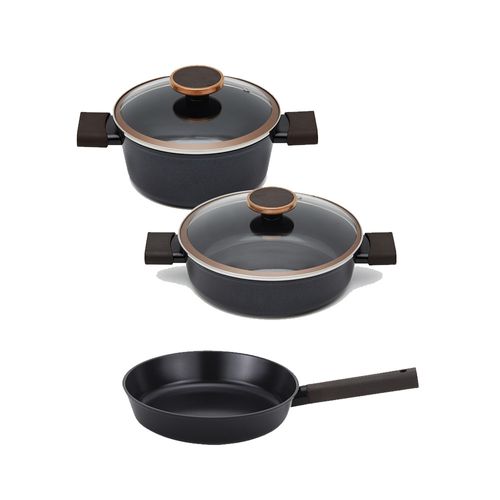 노블레스 3종세트_S (24전골+24양수+24프라이팬_블랙골드펄)