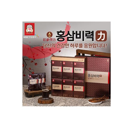 정관장 홍삼비력 50ml x 30포 + 정관장 오리지날 쇼핑백포함