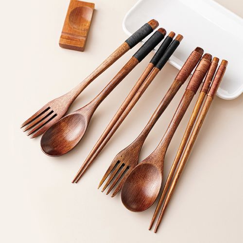 스트링 우드수저포크세트