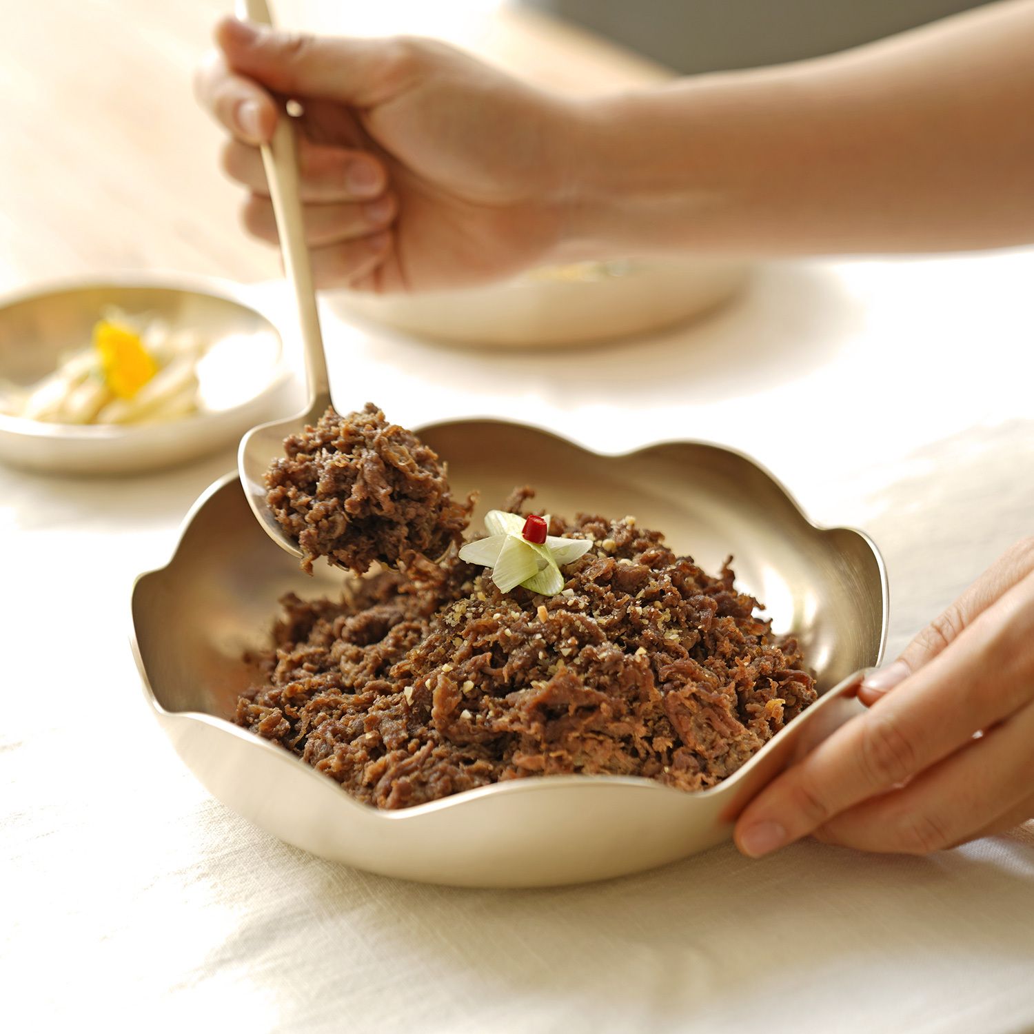 [놋담] 방짜유기 유기조리도구 서빙스푼